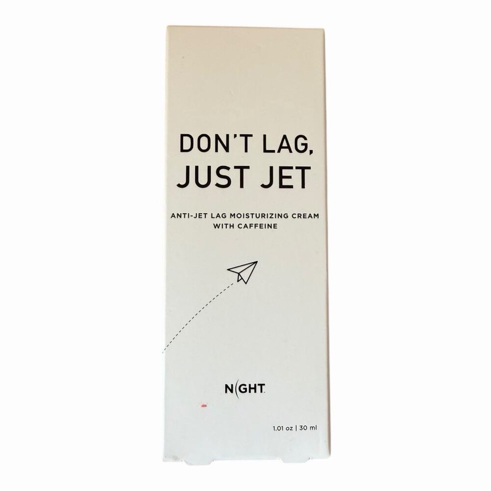 NIGHT Skincare Don't Lag Just Jet Anti Jet Lag Moisturizing Cream 30 ml - New